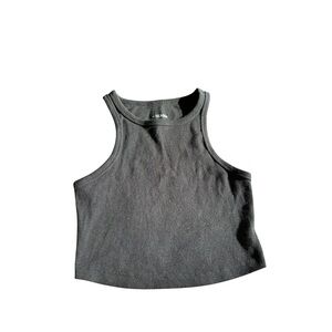 Wild Fable Black Ribbed Tank Top